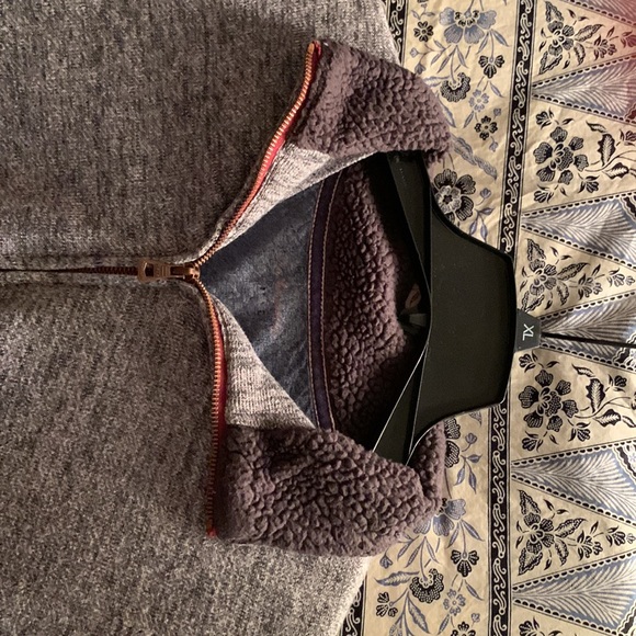 2 ORIGINAL WEATHERPROOF VINTAGE fleece pullover sweaters with quarter zipper - Picture 2 of 5